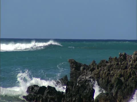 Surfers Riding Waves Stock-Footage 22244773