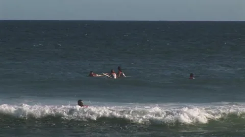 Surfers - September 14th, 2010 Stock Footage 314065721