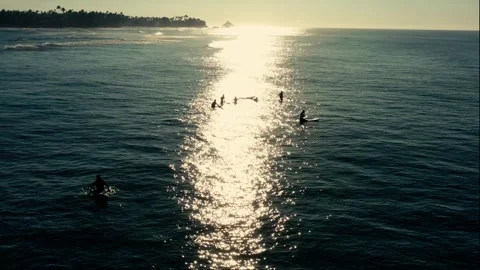 Surfers Sri Lanka Video stock 245017302