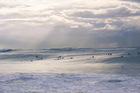 Surfers Storm Riders Stock Photos