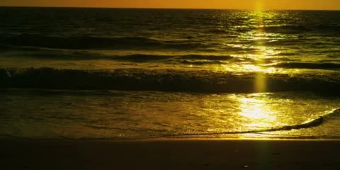 SURFERS AT SUNSET 4K Vídeos de archivo 10898032