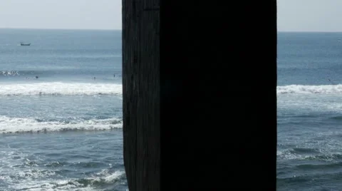 Surfers Surfing 4k Stock Footage 44386909