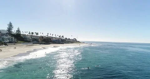 Surfers waiting for a wave Stock Footage 83880077