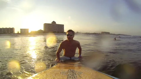 Surfing 01 Stock Footage 26038894