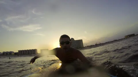 Surfing 07 Stock Footage 26057867