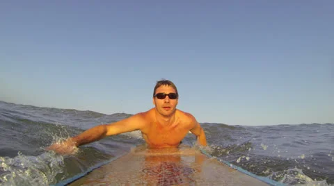 Surfing 24 Stock Footage 26055720