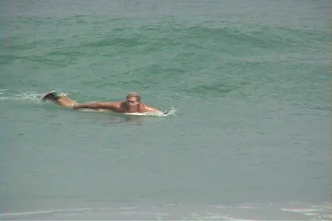 Surfing Action! Stock Footage 435827