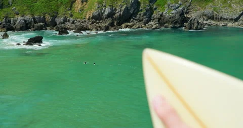 Surfing Adventure Awaits! Stock Footage 343667343