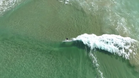 Surfing Aerial Video stock 84084585