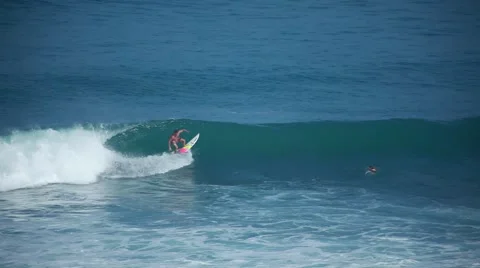 Surfing in Bali Stock Footage 44916978