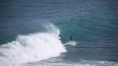 Surfing in Bali Stock Footage 44916998