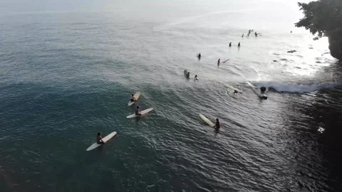 Surfing on the beach Stock Footage 158485134