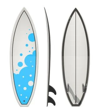 Surfing board Stock Illustration