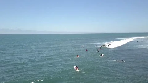 Surfing California Vídeos de archivo 167399315