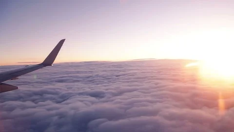 Surfing the Clouds Stock Footage 98502969