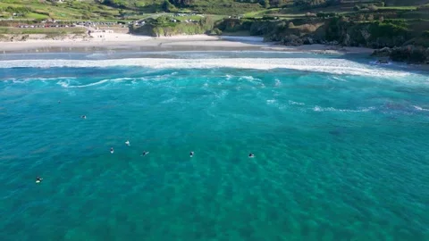 Surfing During Summer Stock Footage 227305092