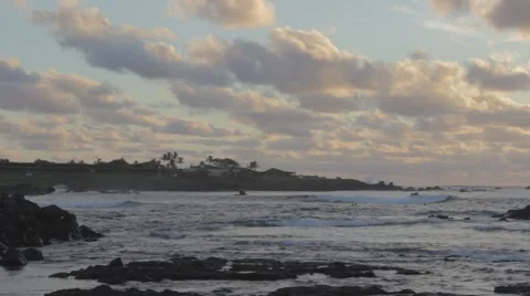 Surfing easter island Stock Footage 67865651