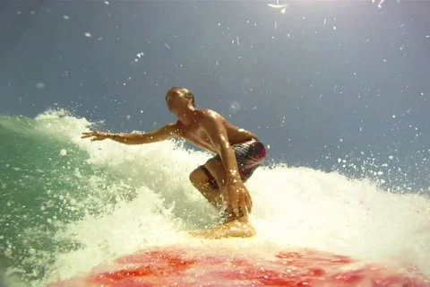 Surfing Stock Footage