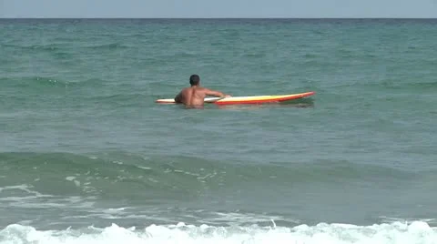 Surfing Video stock 12062238