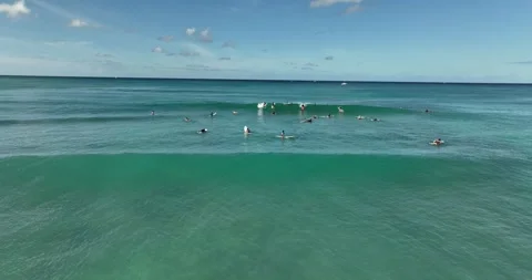 Surfing in Hawaii Stock Footage 251633861