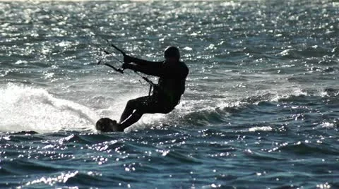 Surfing in Iceland Stock Footage 12191097