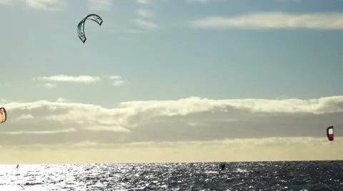 Surfing in Iceland Stock Footage 12191289