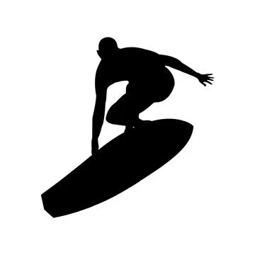 Surfing icon Stock Illustration