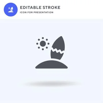 Surfing icon vector, filled flat sign, solid pictogram isolated on white, logo Stock Illustration