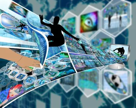 Surfing 스톡 일러스트