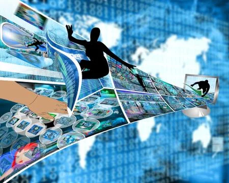 Surfing イラスト素材