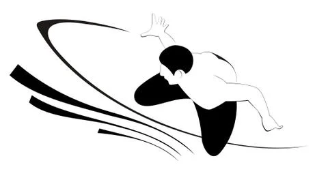 Surfing Stock Illustration