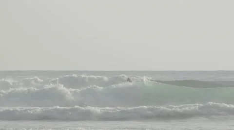 Surfing Indonesia Stock Footage 55262091