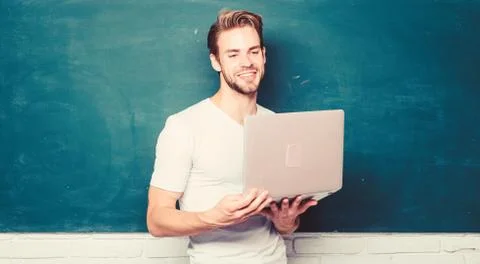 Surfing internet. Online communications. Programming web development. Digital Stock Photos