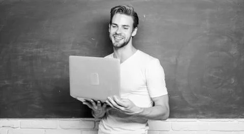 Surfing internet. Online communications. Programming web development. Digital Stock Photos
