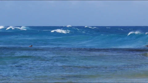 Surfing at jobos beach Stock Footage 33003465