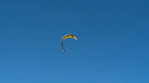 Surfing kite Stock Footage 25420658