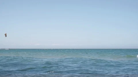Surfing kite Stock Footage 112889612