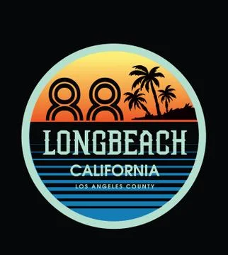 Surfing logo print Stock Illustration
