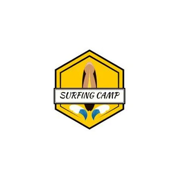 Surfing logo vector illustration Illustration