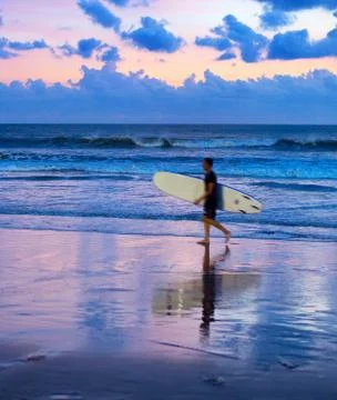 Surfing motion blur Stock Photos