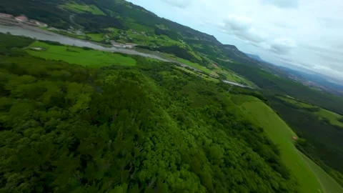 Surfing the mountain Stock Footage 246113595