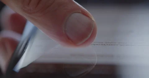 Surfing the net on a smart phone Stock Footage 332368270