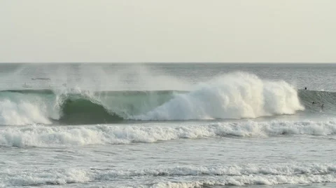 Surfing in Nicaragua Stock Footage 60648686
