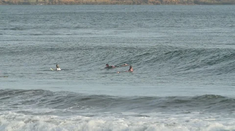 Surfing in Nicaragua Stock Footage 60982117