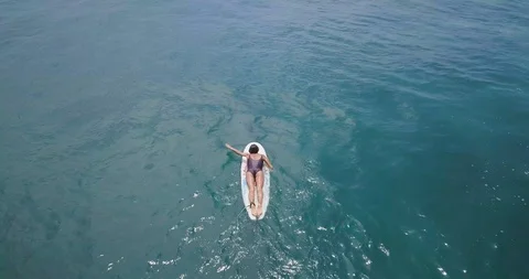 Surfing in the ocean. Stock Footage 91838702