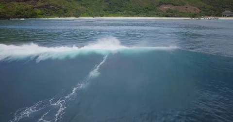 Surfing in the ocean. Stock Footage 91839153