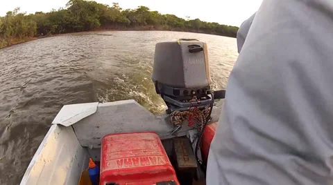 SURFING THE ORINOCO RIVER2 Stock Footage 34627140