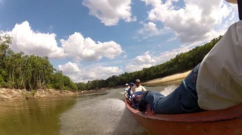SURFING THE ORINOCO RIVER5 Stock Footage 34628433