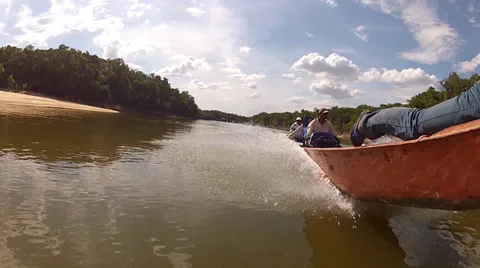 SURFING THE ORINOCO RIVER6 Stock Footage 34628448