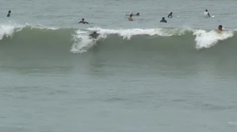 Surfing in Panama. Stock Footage 26746059